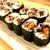 かつおフレークと梅の納豆細巻き。°