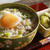■THE.朝ご飯【ストーブ炊き五穀米入りの朝粥】菜園野菜一杯と卵落としています♪