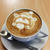 くまサンタのカプチーノと…