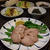 新しい砥部焼で塩麹焼豚♪ 今年も桜の塩漬けスタート。