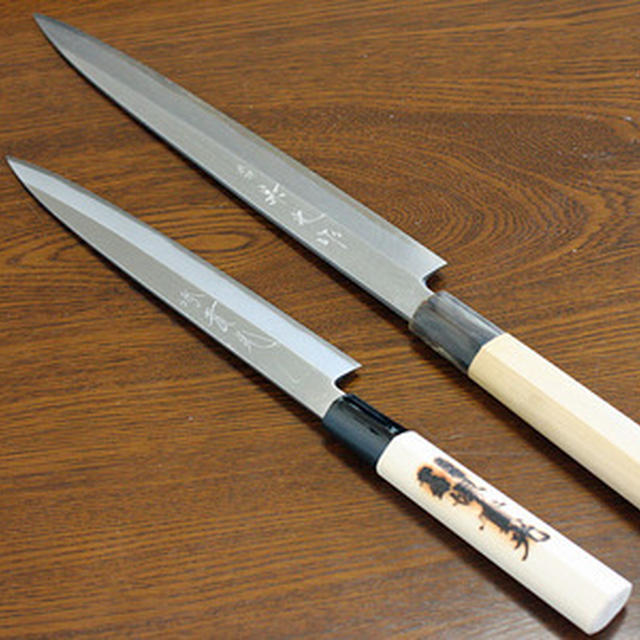 堺の實光包丁（じっこう）で２本目の「柳刃包丁」
