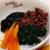 104日目-3 五倍粥40g+牛肉12g+にんじん7g+ほうれん草10g+わかめ+醤油+昆布だし+りんご10g