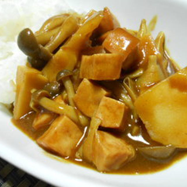 あっという間にできる筍カレー