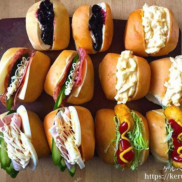 【コストコ食材活用】ディナーロールのサンドイッチ弁当