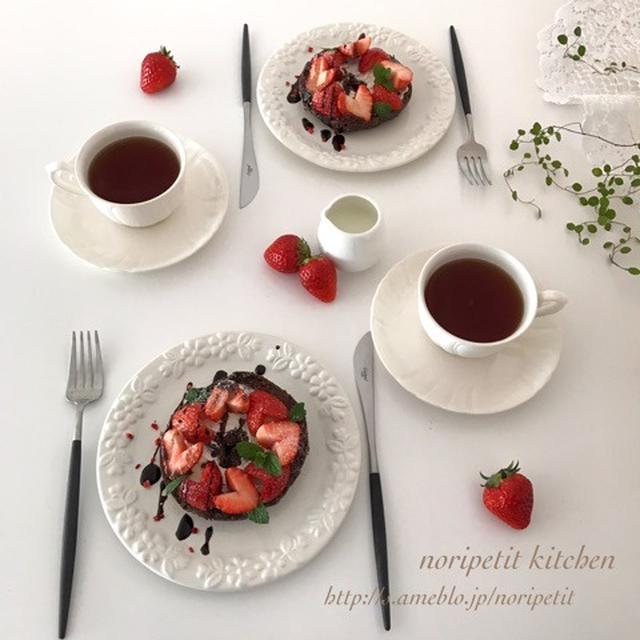 …完結編。（笑） と 簡単<おうちカフェ>チョコベーグルdeフルーツオープンサンド♡
