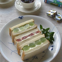kiriで濃厚♪ 秋のフルーツサンド