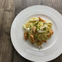 塩鮭としめじの和風パスタ