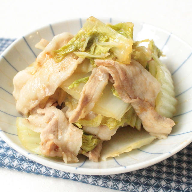 調味料３つでレンチン一撃！白菜と豚バラのスタミナ煮込みの簡単作り方。