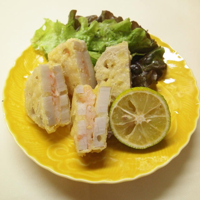 蓮根の挟み揚げ