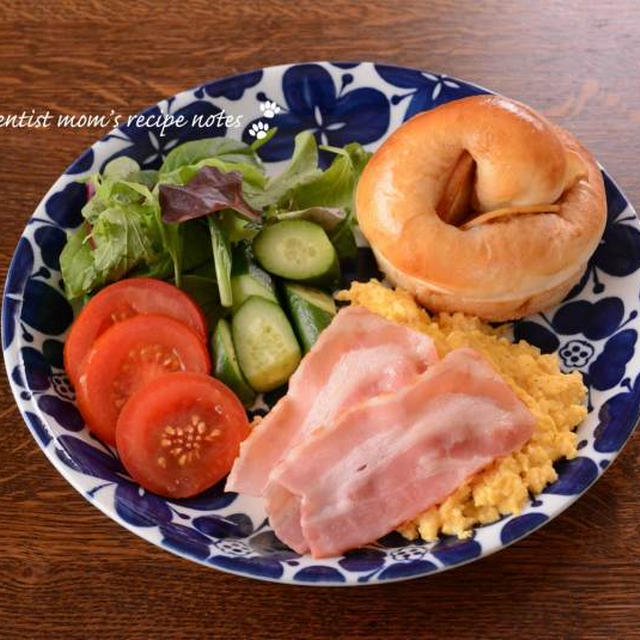 新しいプレートでパンランチ❤