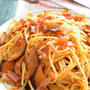 しいたけとベーコンのオイスターソースパスタのレシピ