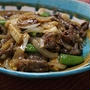 竹の子と牛肉の炒め物