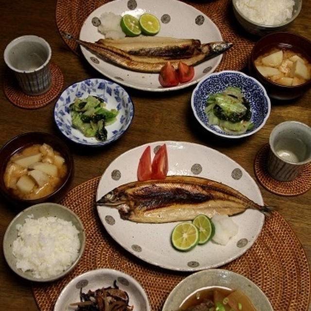 とろーり牛すじ大根。秋の和食晩ごはん。