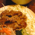 バンゴ:豚こまで漬け込みしょうが焼き