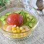 夏野菜のコンソメ冷製スープのレシピ