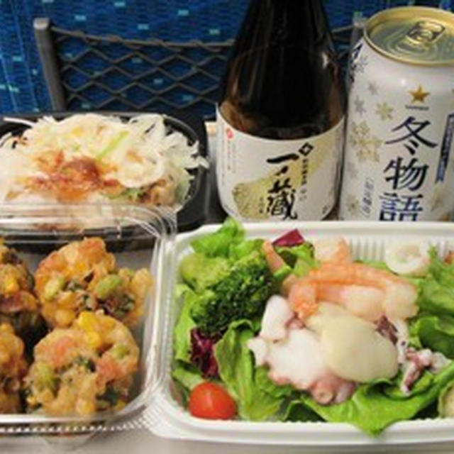 大丸東京店・ほっぺタウンで揃えました：12月の電車居酒屋その2