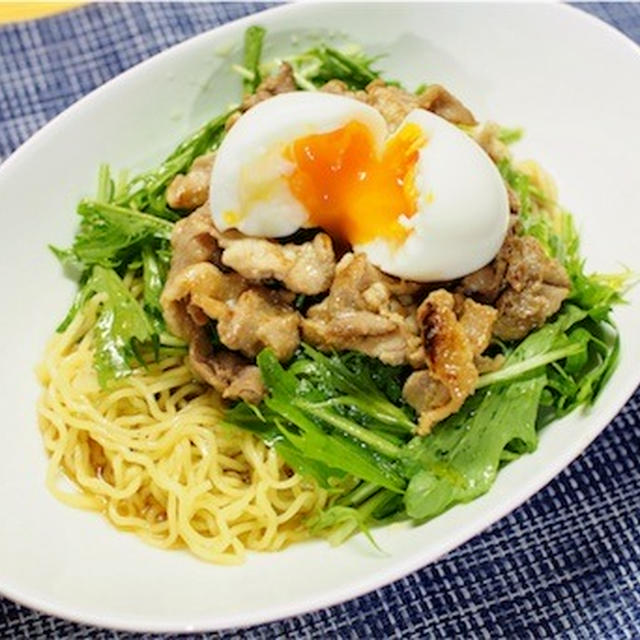 豚コマ肉レシピ！肉みそ冷やしラーメンの作り方