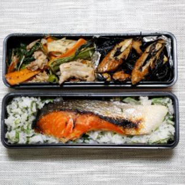 週に一度のしゃけ弁当