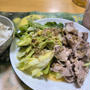 豚肉とキャベツの中華だれ