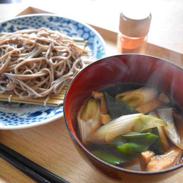 ねぎせいろ蕎麦【ぐんまクッキングアンバサダー】下仁田ねぎの甘みを活かした温かいつけつゆで頂くお蕎麦。