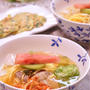 韓国冷麺とチヂミの晩御飯