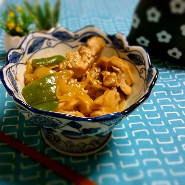 鶏肉のにんにく味噌♪　歯医者さん