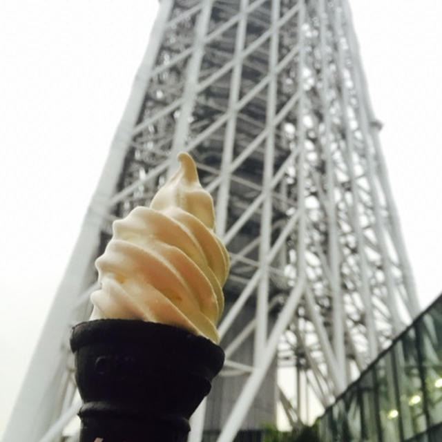 押上　ソフトクリーム