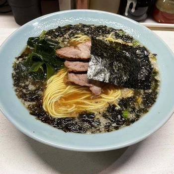 岩のりラーメンをこいめ＆多めで啜る 〜ラーショ系〜