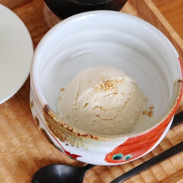 豆腐と練りごまのアイスクリーム　スズキエミさんレシピ