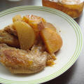 自家製みかんブランデーの鶏肉マリネ　甘辛しょうゆ煮。
