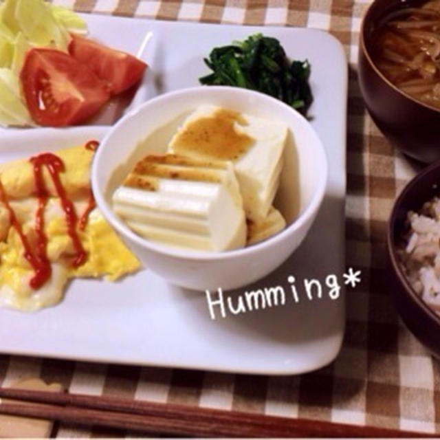 朝のプレートごはん