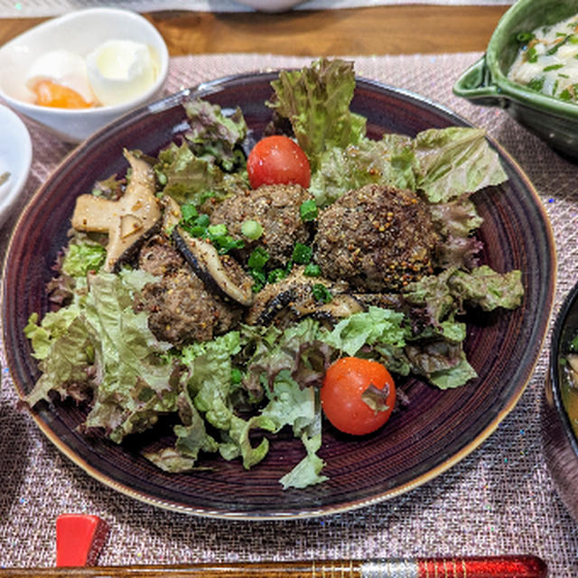 ミートボール 粒マスタード醤油煮込み