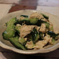 健康が一番すよ。／【recipe】ささみと胡瓜のごま和え