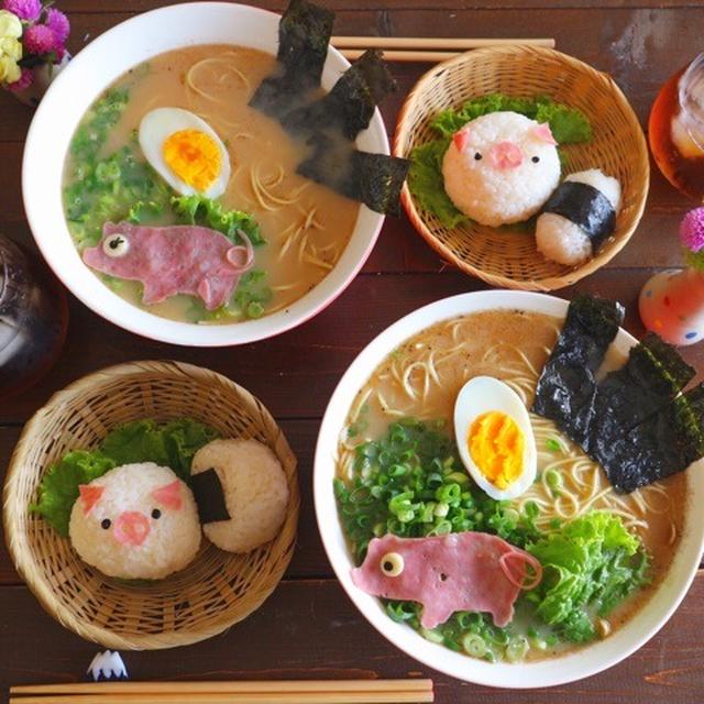 ブタさんラーメン定食