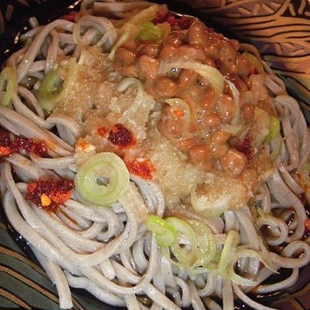 おろし納豆そば