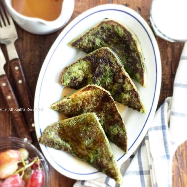 Spinach Cumin French Toastクミンほうれん草フレンチトースト