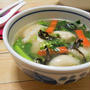 簡単！！市販の冷凍　大阪王将 ぷるもち水餃子を使って中華スープの作り方/レシピ