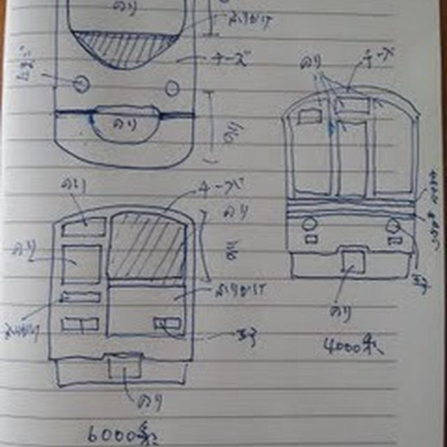 キャラ弁：電車【6000系】【4000系】作り方