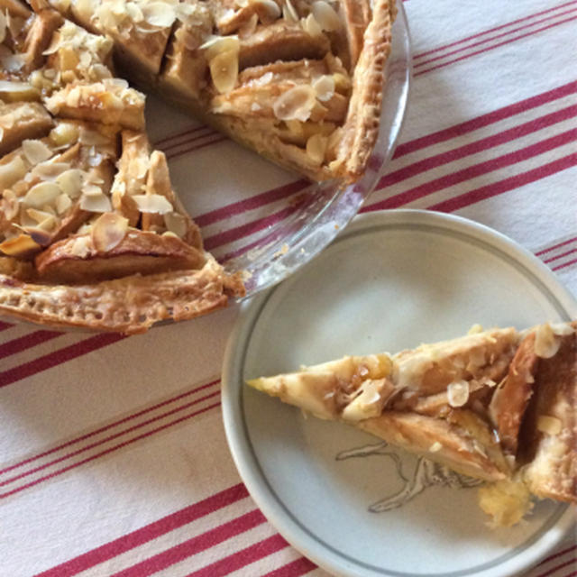 今年初のりんごケーキやさしい出来上がり