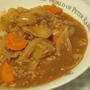 挽き肉のカレー・カレーペースト＋カレールー