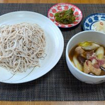 わんこ蕎麦をもらっちゃった☆鶏肉つけ麺蕎麦♪☆♪☆♪