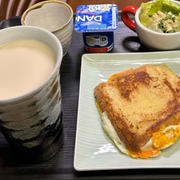 5.20【お家ごはん・朝】ワンパン焼き❣️ﾃﾞｽ。自分のは失敗