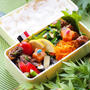 女子大生のためのお弁当　野菜の塩水漬け