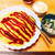 楽する休日献立(昼･夕)6日目｡胸肉使用の具沢山チキンオムライス。