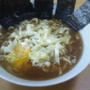 日清のラーメンやさんできゃべバター月見ラーメン