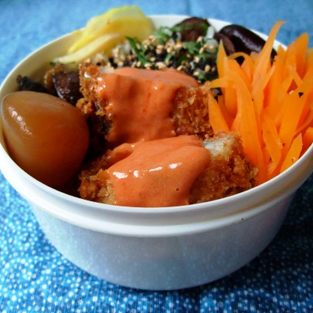鰆のフライ弁当。
