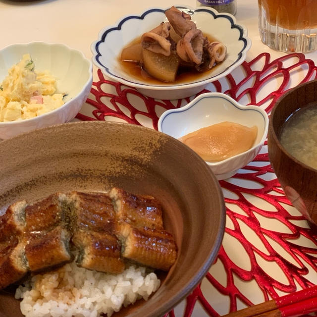 うな丼✨でお家ごはん✨