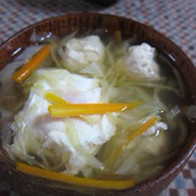 【　Ｍｏｇさんの鶏だんごスープ　】