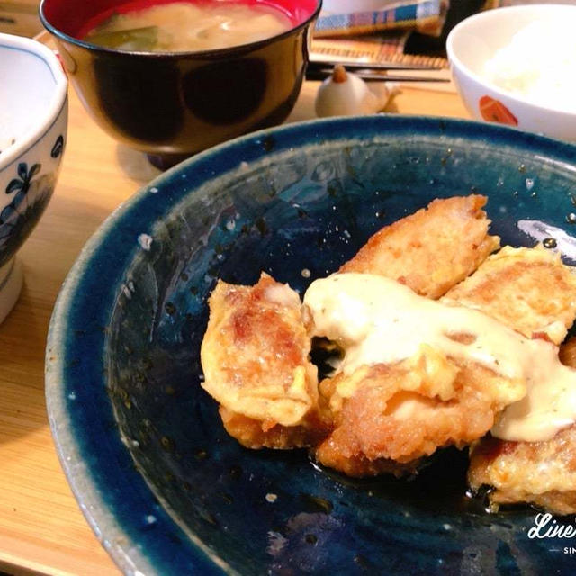 これは簡単！なんちゃってチキン南蛮ʕ•̫͡•ʔ