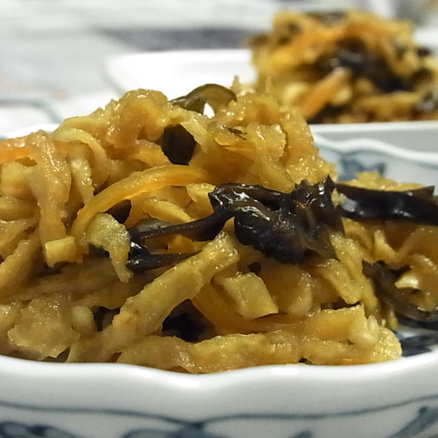 いつもの常備菜♪　〜簡単切り干し大根ときくらげ、にんじんの炒め物〜